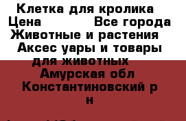 Клетка для кролика › Цена ­ 5 000 - Все города Животные и растения » Аксесcуары и товары для животных   . Амурская обл.,Константиновский р-н